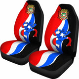 Puerto Rico Car Seat Covers - Flag Coqui Frog - 154230 - YourCarButBetter