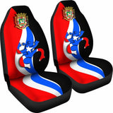 Puerto Rico Car Seat Covers - Flag Coqui Frog - 154230 - YourCarButBetter