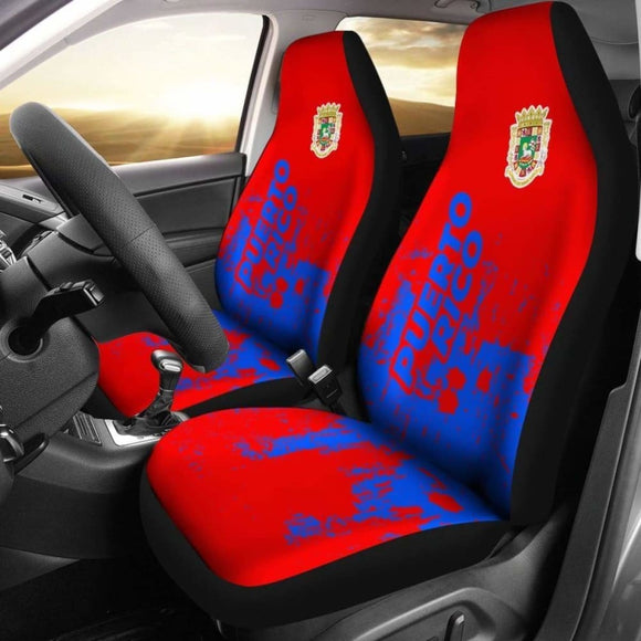 Puerto Rico Car Seat Covers Smudge Style 15 221205 - YourCarButBetter