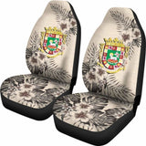 Puerto Rico Car Seat Covers The Beige Hibiscus (Set Of Two) 7 232125 - YourCarButBetter
