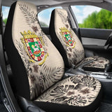 Puerto Rico Car Seat Covers The Beige Hibiscus (Set Of Two) 7 232125 - YourCarButBetter