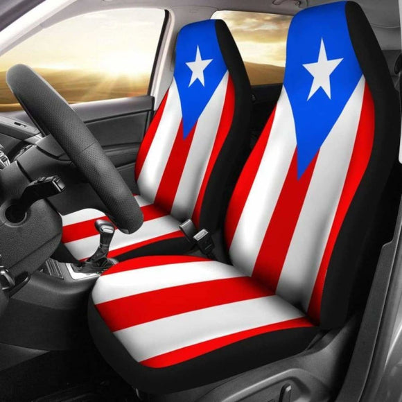 Puerto Rico Flag Car Seat Covers - 221205 - YourCarButBetter