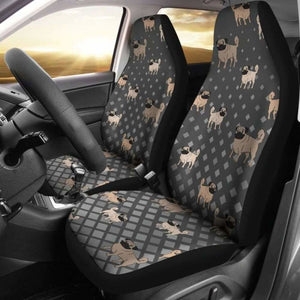 Pug Car Seat Cover 102918 - YourCarButBetter