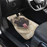 Pug Dog Car Floor Mats Funny Dog Face 102918 - YourCarButBetter