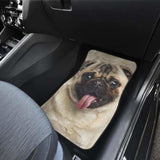 Pug Dog Car Floor Mats Funny Dog Face 102918 - YourCarButBetter