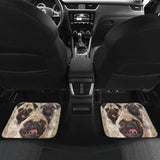 Pug Dog Car Floor Mats Funny For Pug Dog Lover 102918 - YourCarButBetter