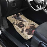 Pug Dog Car Floor Mats Funny For Pug Dog Lover 102918 - YourCarButBetter