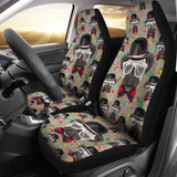 Pug Gentle Shades Patterns Car Seat Covers 102918 - YourCarButBetter