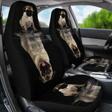 Pug Pets Dogs Animal Car Seat Cover 102918 - YourCarButBetter