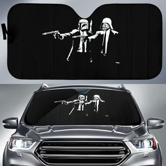 Pulp fiction mashup star wars auto sunshades 094201 - YourCarButBetter