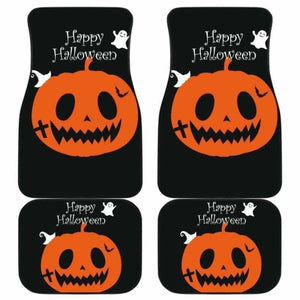 Pumpkin Halloween Car Floor Mats 102802 - YourCarButBetter