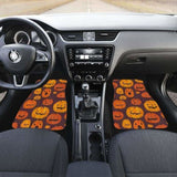 Pumpkin Halloween Car Floor Mats 102802 - YourCarButBetter