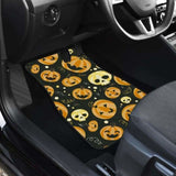 Pumpkin Halloween Car Floor Mats 102802 - YourCarButBetter