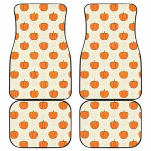 Pumpkin Halloween Car Floor Mats 102802 - YourCarButBetter