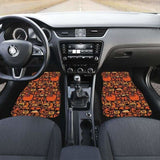 Pumpkin Halloween Car Floor Mats 102802 - YourCarButBetter