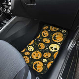 Pumpkin Halloween Car Floor Mats 102802 - YourCarButBetter