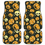 Pumpkin Halloween Car Floor Mats 102802 - YourCarButBetter