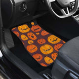 Pumpkin Halloween Car Floor Mats 102802 - YourCarButBetter