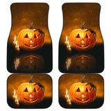 Pumpkin Halloween Car Floor Mats 102802 - YourCarButBetter