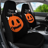 Pumpkin Halloween Car Seat Covers 102802 - YourCarButBetter