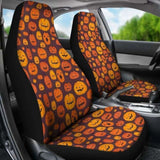 Pumpkin Halloween Car Seat Covers 102802 - YourCarButBetter