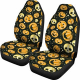 Pumpkin Halloween Car Seat Covers 102802 - YourCarButBetter