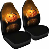 Pumpkin Halloween Car Seat Covers 102802 - YourCarButBetter