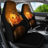 Pumpkin Halloween Car Seat Covers 102802 - YourCarButBetter