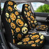 Pumpkin Halloween Car Seat Covers 102802 - YourCarButBetter