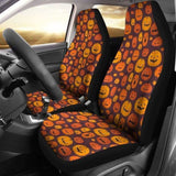 Pumpkin Halloween Car Seat Covers 102802 - YourCarButBetter