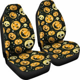 Pumpkin Halloween Car Seat Covers 102802 - YourCarButBetter