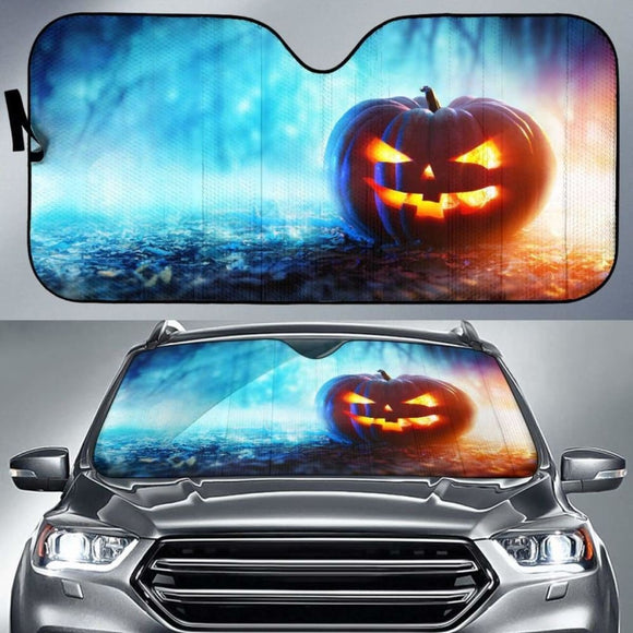 Pumpkin Halloween Sun Shade Amazing Best Gift Ideas 085424 - YourCarButBetter