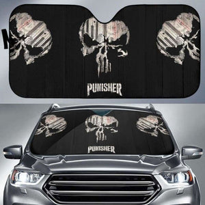 Punisher Car Auto Sun Shade 172609 - YourCarButBetter