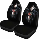 Punisher Cool Movie Action Car Seat Covers 182417 - YourCarButBetter