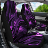 Purple & Black Abstract Swirls Car Seat Covers 102802 - YourCarButBetter