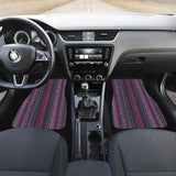 Purple Boho Stripes Decor Cl Car Floor Mats 094209 - YourCarButBetter