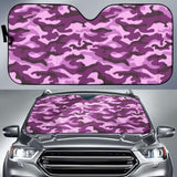 Purple Camouflage Car Sun Shades 172609 - YourCarButBetter