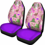 Purple Dinosaur Car Seat Covers 154813 - YourCarButBetter