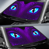 Purple Dragon Eyes Car Auto Sun Shades 210401 - YourCarButBetter