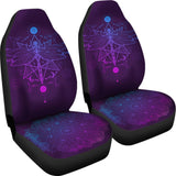 Purple Dragonfly Fractal Car Seat Covers 184610 - YourCarButBetter