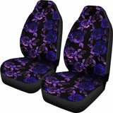 Purple Flowers Car Seat Covers 153908 - YourCarButBetter
