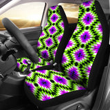 Purple Green Aztec Colors Women Car Seat Cover 174510 - YourCarButBetter