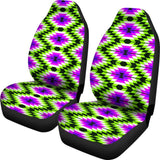 Purple Green Aztec Colors Women Car Seat Cover 174510 - YourCarButBetter