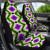 Purple Green Aztec Colors Women Car Seat Cover 174510 - YourCarButBetter