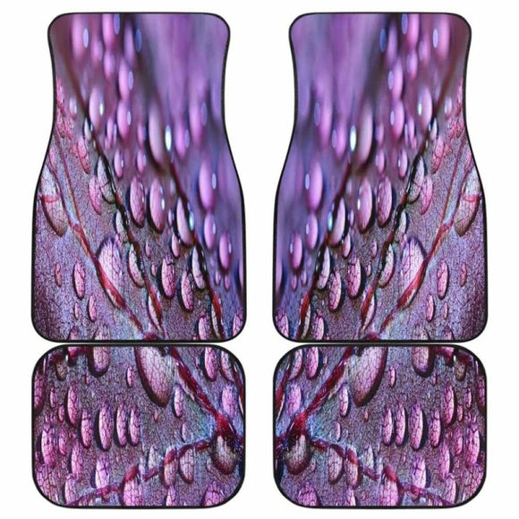 Purple Leaf Front And Back Car Mats 174510 - YourCarButBetter