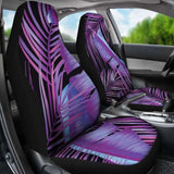 Purple Leaves Car Seat Covers 153908 - YourCarButBetter