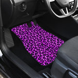 Purple Leopard Skin Print Car Floor Mats 211504 - YourCarButBetter