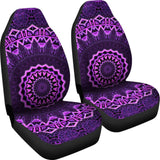 Purple Mandala Car Seat Covers 093223 - YourCarButBetter
