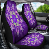Purple Mandala Flower Car Seat Covers 105905 - YourCarButBetter