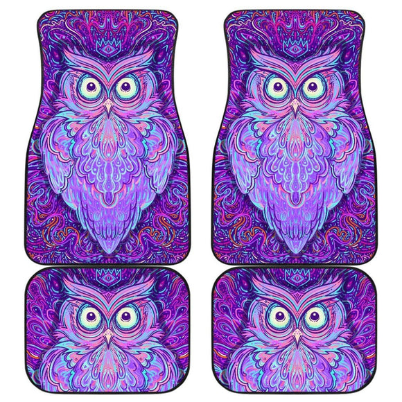 Purple Mandala Owl 094209 - YourCarButBetter